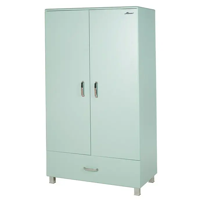 Phönix Miami Drehtürschrank - L x B x H: 52 x 98 x 200 cm, Mintgrün - Vorderansicht