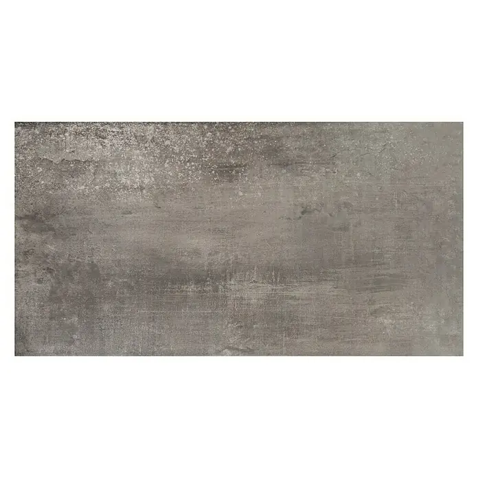 Feinsteinzeugfliese Canyon - 44,2 x 89 cm, Schwarz, Matt - Vorderansicht
