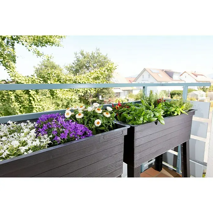 Garantia Urban Hochbeet - 75 x 37 x 65 cm, Kunststoff - Detailaufnahme