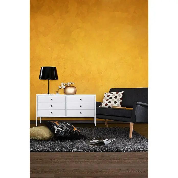 SCHÖNER WOHNEN-Farbe Trendstruktur Effektfarbe - Metalloptik, Gold, 2,5 l, Matt