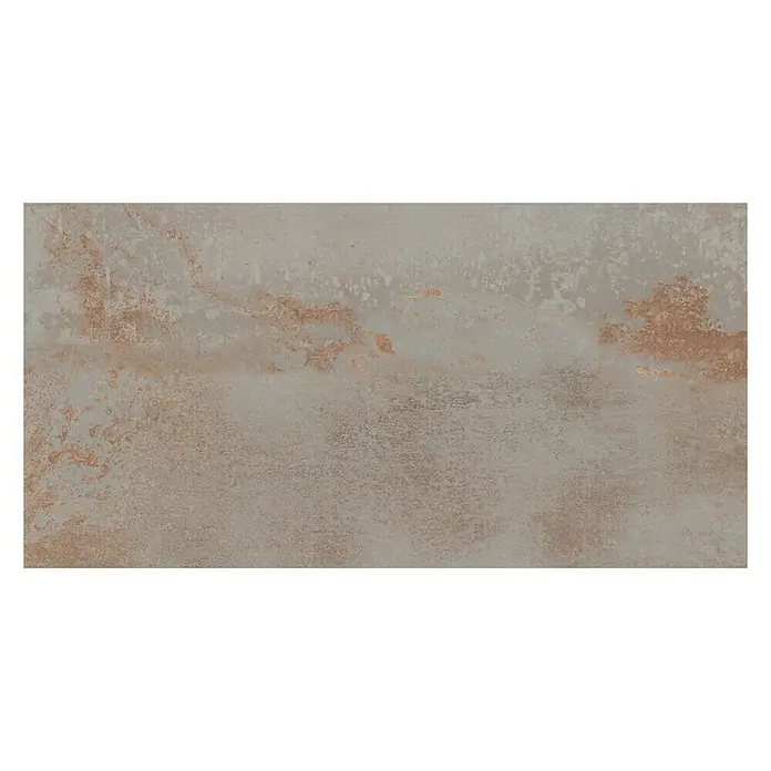 Momastela Feinsteinzeugfliese Ruggine - 62 x 31 cm, Grigio, Glasiert