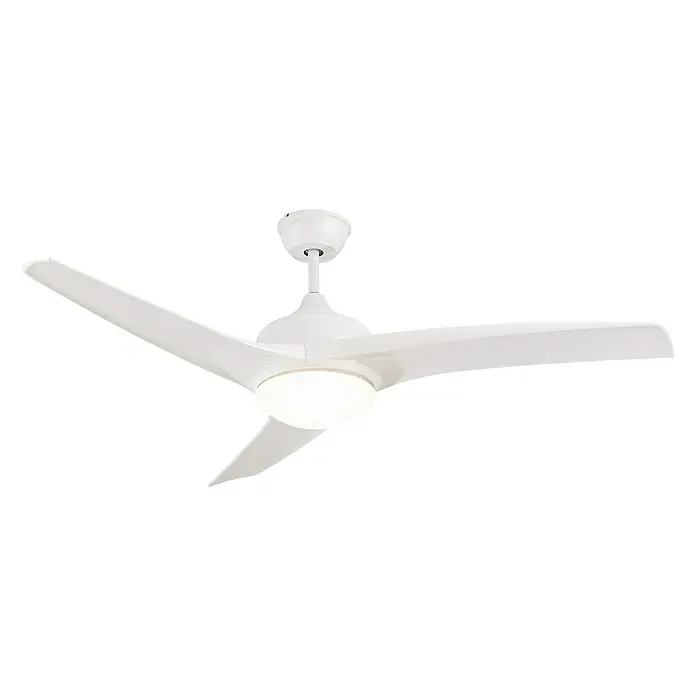 Arte confort Ventilador de techo Cascais - Diámetro: 132 cm, Blanco, 65 W, AC