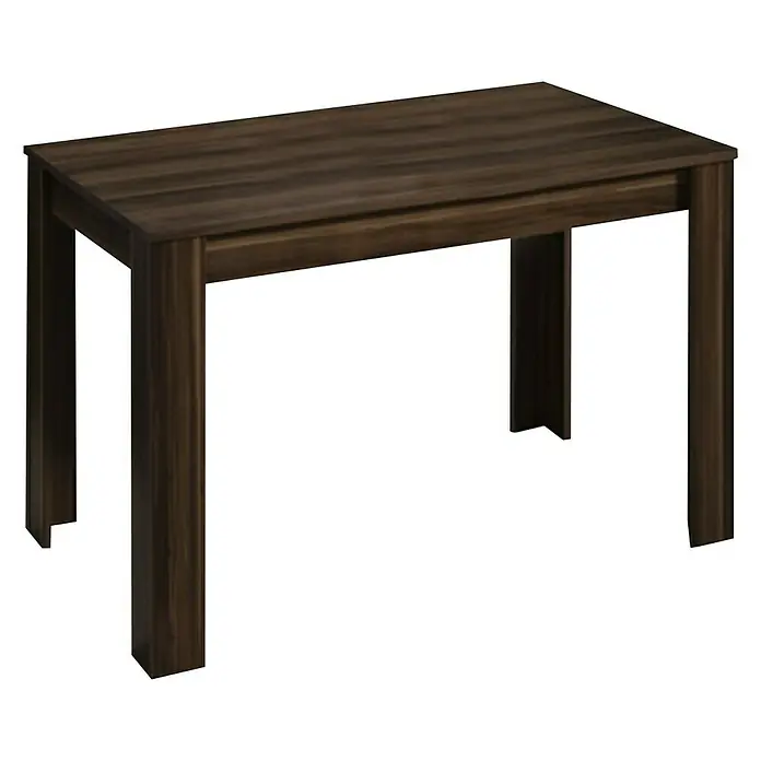 Phönix Casablanca Esstisch - L x B x H: 90 x 160 x 74 cm, Braun, Schwarz - Vorderansicht