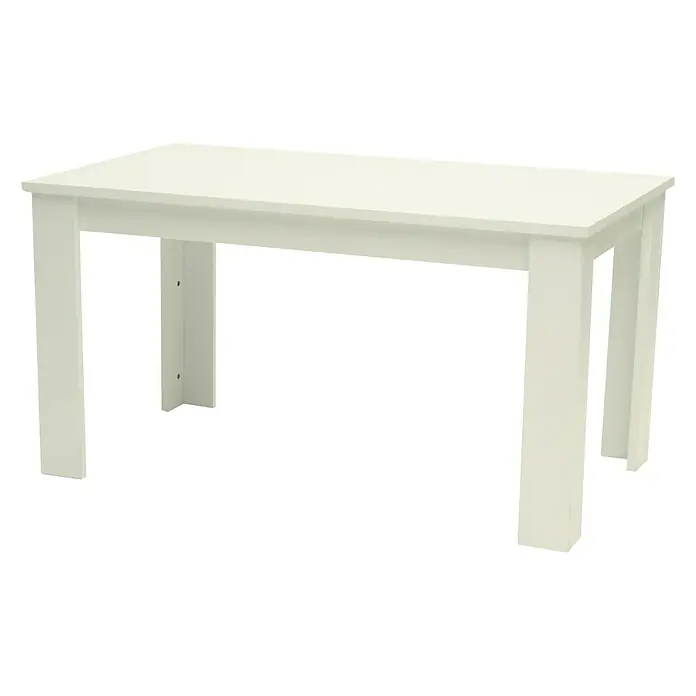 Phönix Casablanca Esstisch - L x B x H: 80 x 120 x 74 cm, Weiß - Linke Seitenansicht