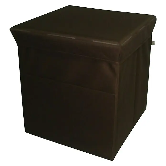 Phönix Sitz- & Aufbewahrungsbox Stor it - L x B x H: 41 x 41 x 44 cm, Polyester, Mocca - Vorderansicht