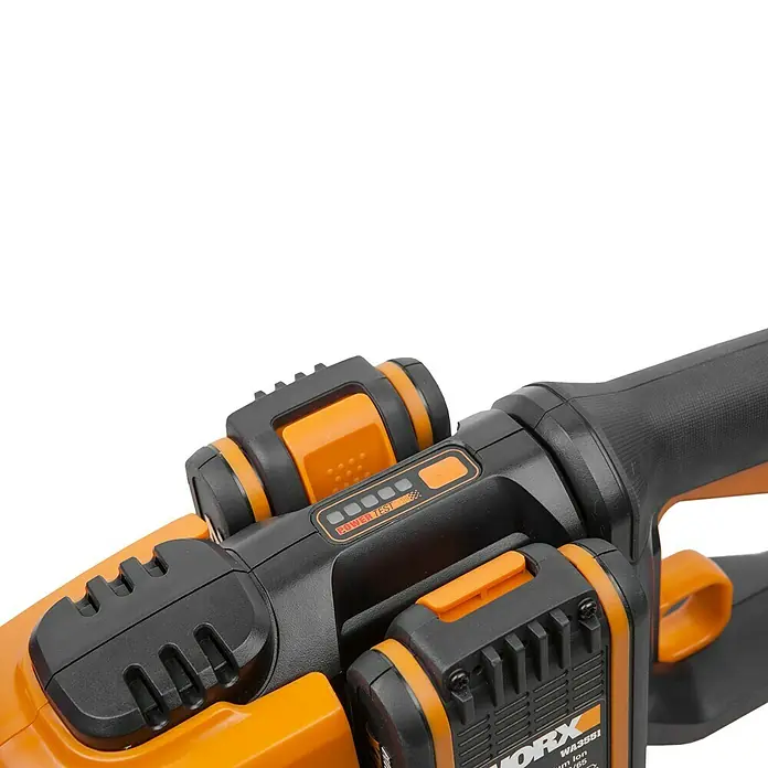 Worx Akku-Heckenschere WG284E - Akkuspannung: 40 V, Li-Ionen, 2 Ah, 2 Akkus - Detailaufnahme