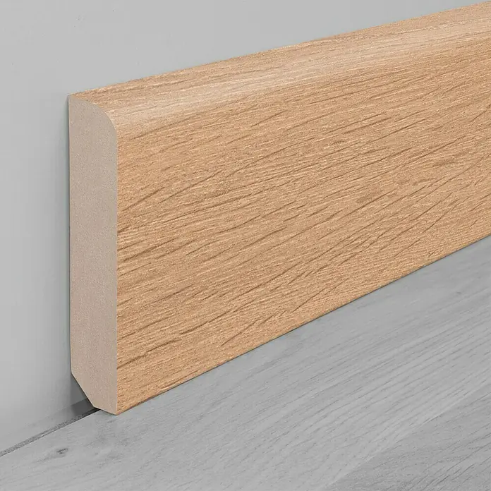 Zócalo Roble Light Brushed - 2,6 m x 16 mm x 80 mm