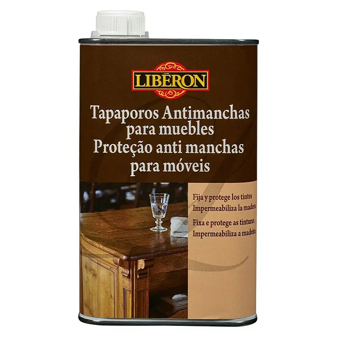 Libéron Protector para madera Tapaporos Antimanchas - Incoloro, 500 ml