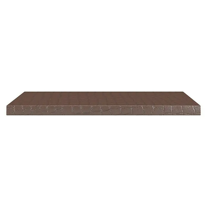 Phönix Croco Wandboard - L x B x H: 23,5 x 80 x 3,8 cm, Belastbarkeit: 30 kg, Braun - Vorderansicht