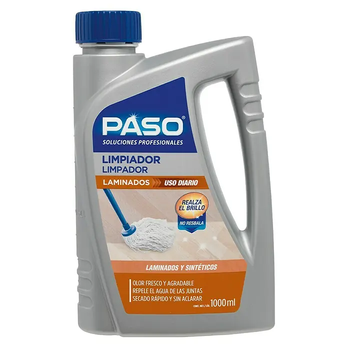 Paso Limpiador Pavimentos Laminados Sintéticos - 1 l, Botella