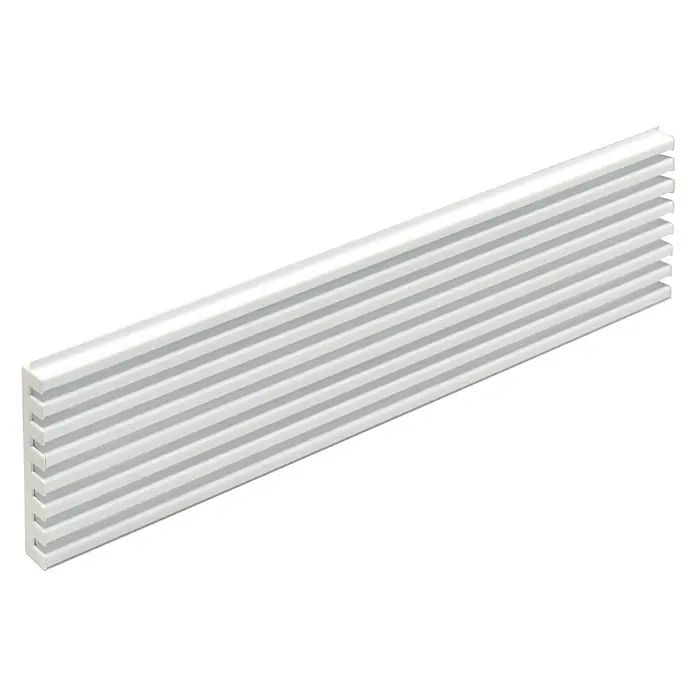 Rejilla de ventilación - Ancho: 59,8 cm, Blanco