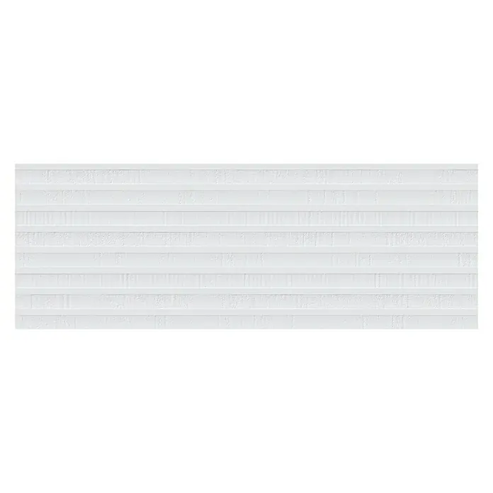 Revestimiento cerámico Reaves Concept - 25 x 70 cm, Blanco, Efecto cemento
