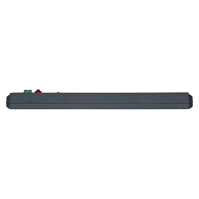 Brennenstuhl Secure-Tec Steckdosenleiste - Anzahl Steckdosen Schuko: 6 Stk., Schwarz, 3 m, 3.500 W - Vorderansicht