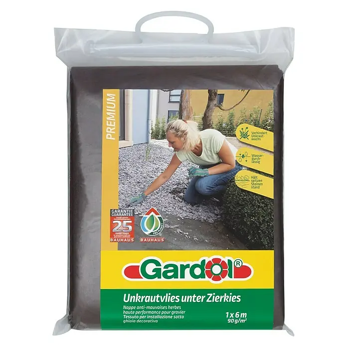 Gardol Premium Steinvlies - Polypropylen, 6 x 1 m