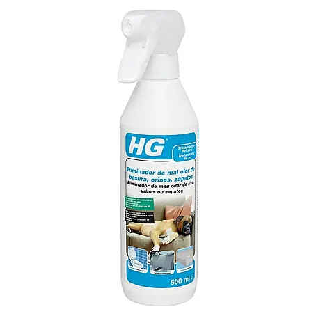 HG  Eliminador de olores basura, orines y zapatos
