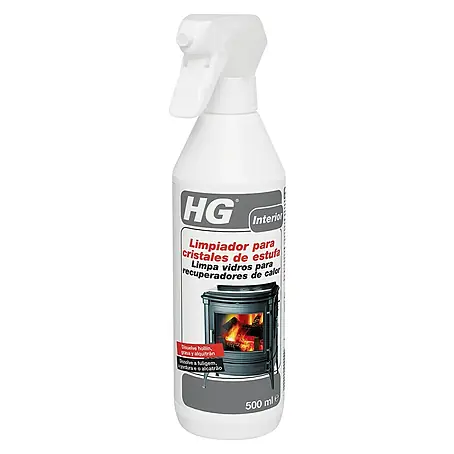 HG  Limpiador de vidrio de chimenea y horno