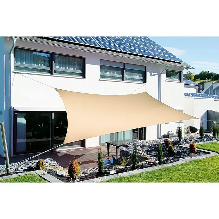 Sunfun Sonnensegel - Sand, Rechteckig, 360 x 360 cm
