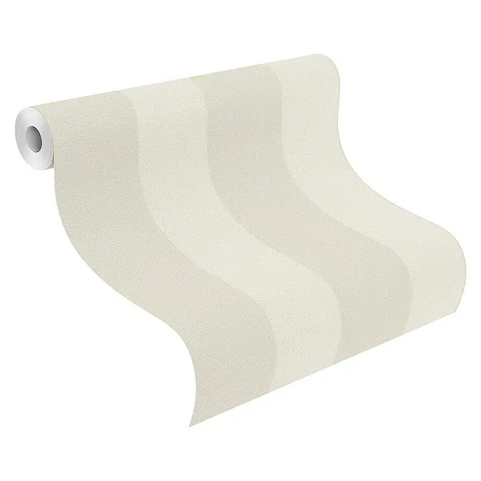 Rasch Tapetenwechsel Vliestapete Streifen - Creme, Streifen, 10,05 x 0,53 m - Anwendungsbeispiel