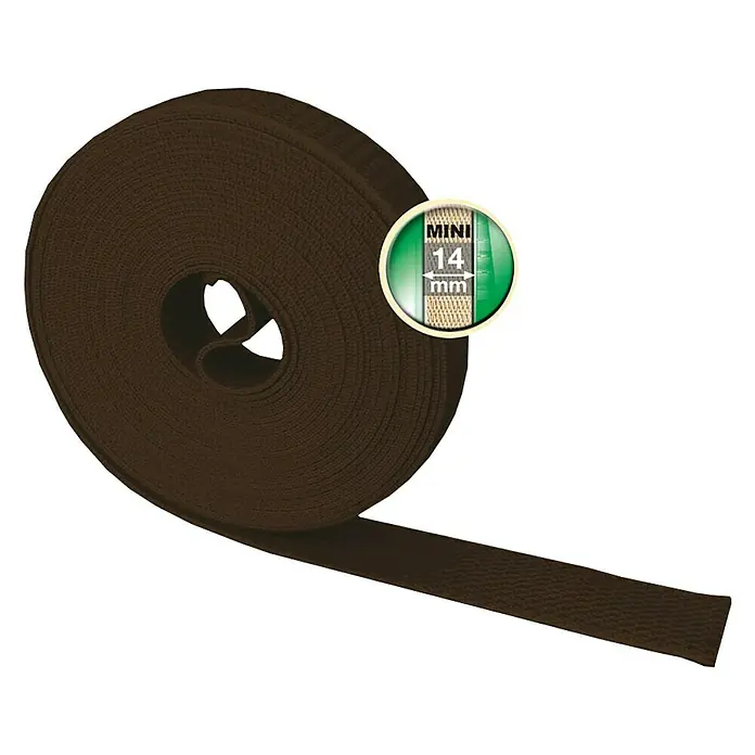 Schellenberg Rollladengurt - Braun, Länge: 12 m, Gurtbreite: 14 mm - Vorderansicht