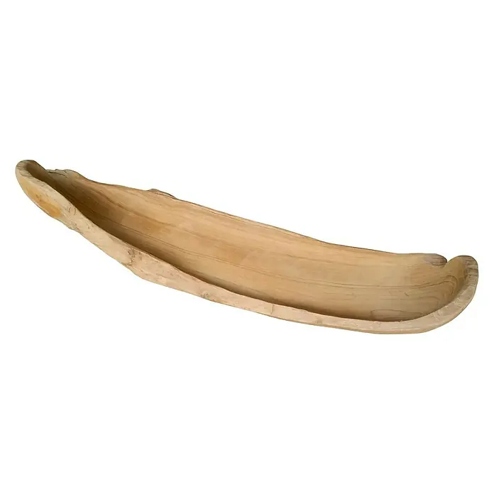 Bandeja de teca - L x An x Al: 60 x 15 x 10 cm, Teca