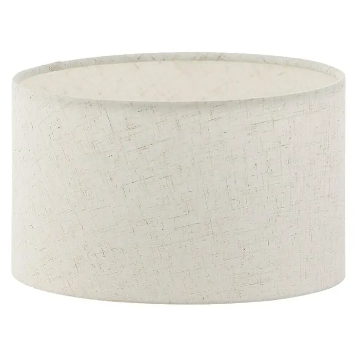 Eglo Lampenschirm 1+1 Vintage - Ø x H: 50 x 27,5 cm, Beige, Textil - Vorderansicht