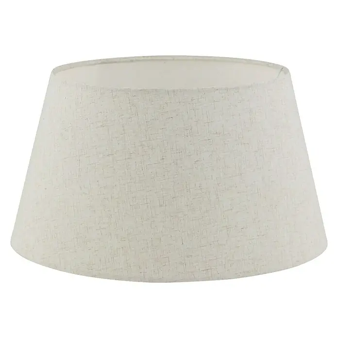 Eglo Lampenschirm 1+1 Vintage - Ø x H: 40 x 22 cm, Beige, Textil - Vorderansicht
