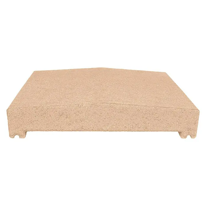 Mauerabdeckplatte S - 25 x 31 x 5 cm, Mediterran, Beton
