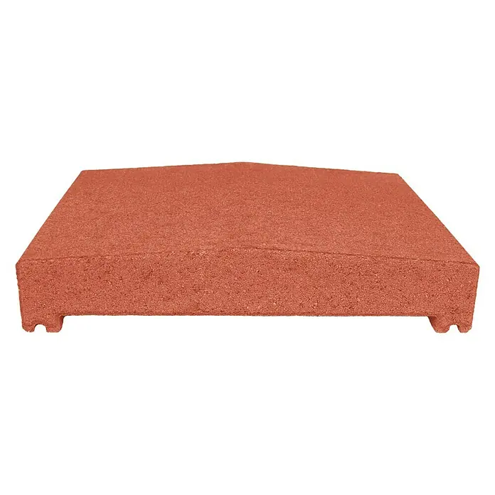 Mauerabdeckplatte S - 25 x 31 x 5 cm, Toskana, Beton