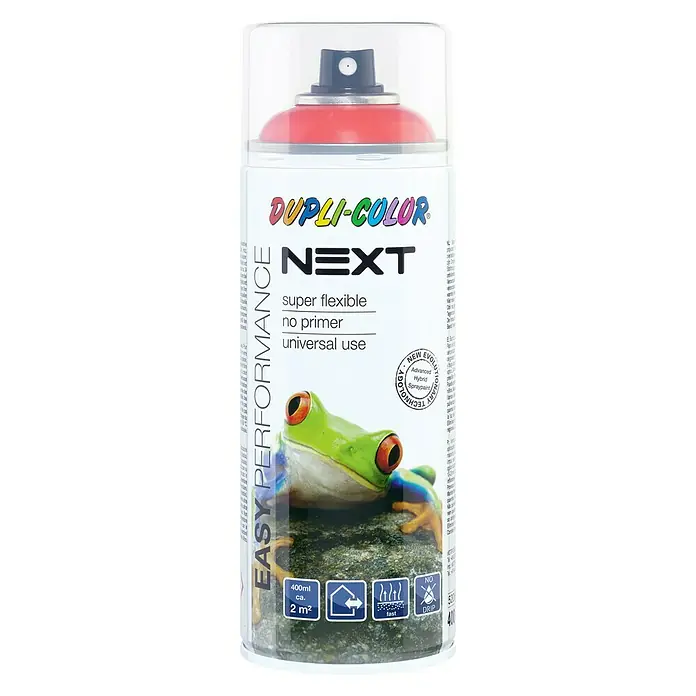 Dupli-Color Next Lak u spreju - Čisto narančaste boje, Sjaj, 400 ml - Pogled sprijeda