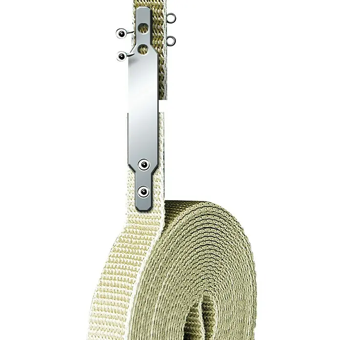 Schellenberg Gurtfix - Länge: 4,3 m, Gurtbreite: 18 mm, Beige - Vorderansicht