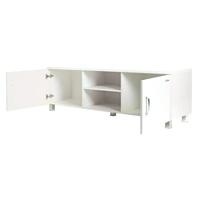 Phönix Miami Lowboard - L x B x H: 43 x 160 x 52 cm, Weiß - Detailaufnahme