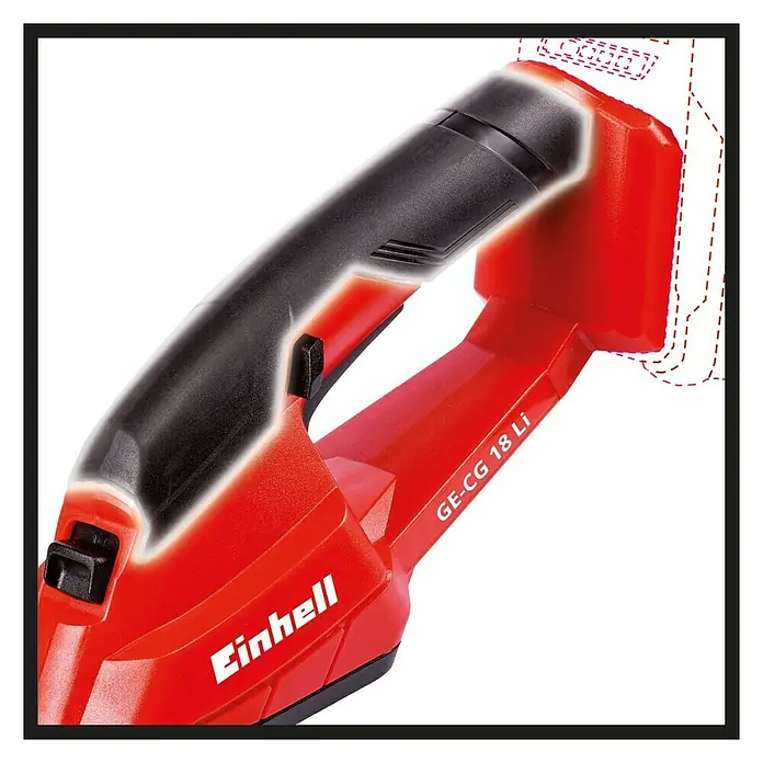 Einhell Power X-Change Akku-Gras- & Strauchschere GE-CG 18 Li-Solo - 18 V, Li-Ionen, Ohne Akku, 100 mm - Detailaufnahme