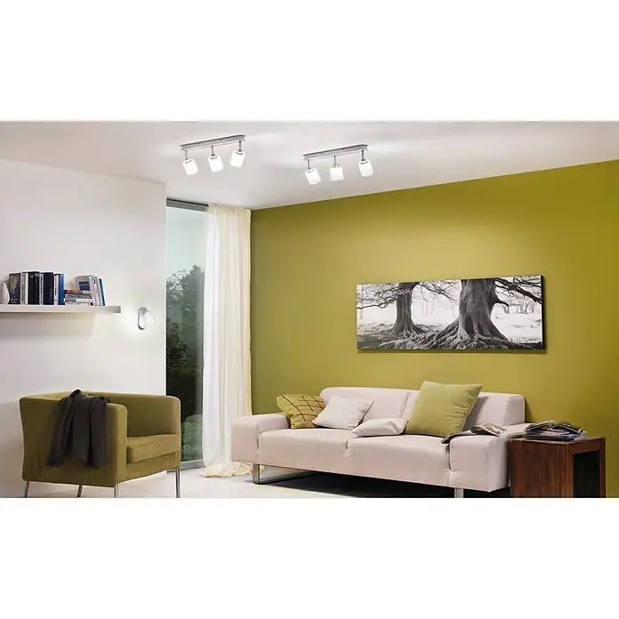 Paulmann DecoSystems Pantalla de lámpara Zyli - Diámetro: 7 cm, Blanco, Vidrio, Forma: Redonda - Foto ambiente