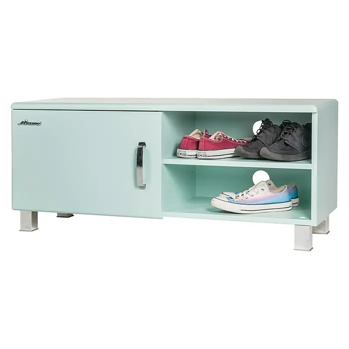 Phönix Miami Lowboard - L x B x H: 37 x 130 x 45 cm, Mintgrün - Linke Seitenansicht