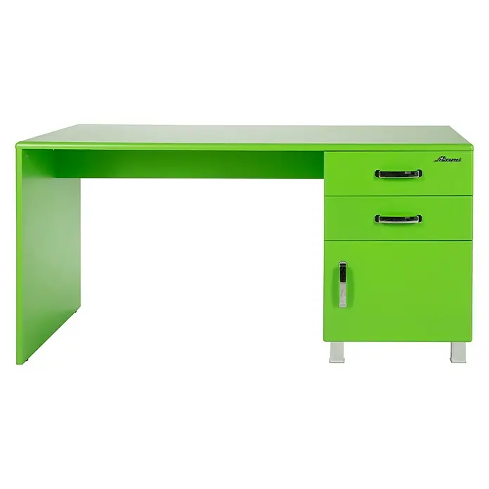 Phönix Miami Schreibtisch - L x B x H: 150 x 70 x 74 cm, Grün - Vorderansicht