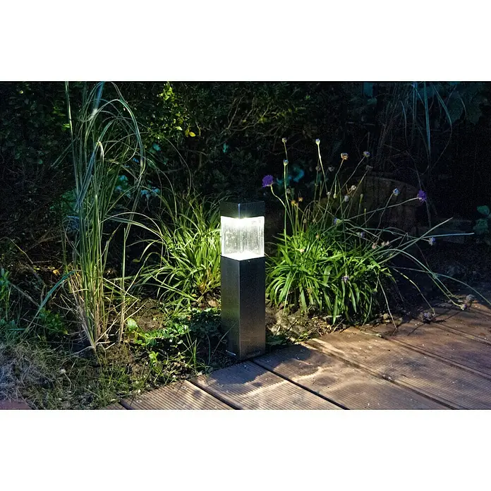 Solarna svjetiljka - 4 Kom., LED, Srebrne boje, 39,65 cm