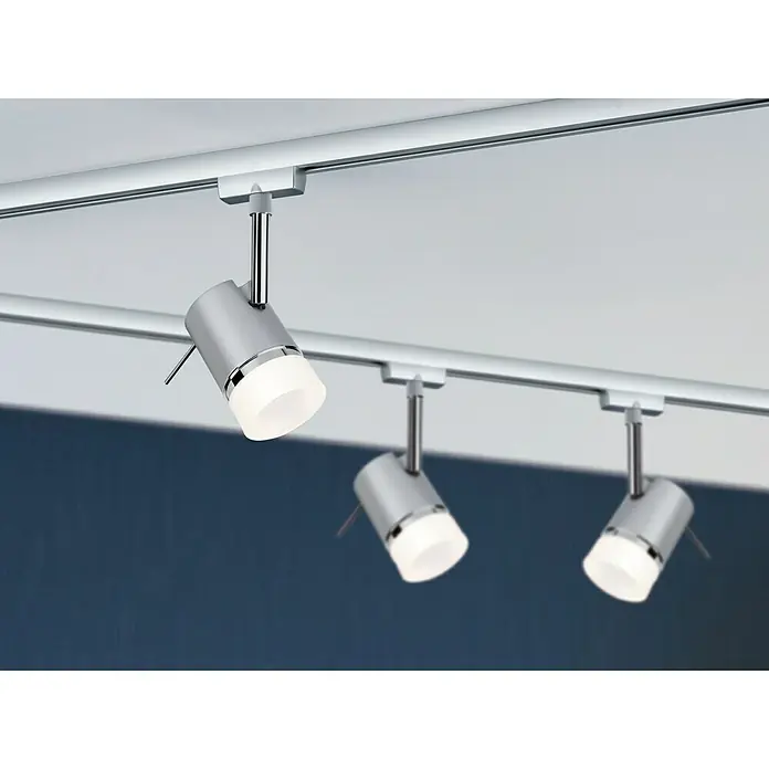 Paulmann URail Regleta Pipe - GU10, Cromo, Cromado mate - Foto ambiente
