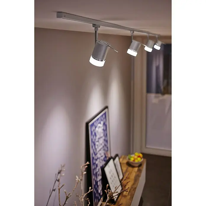 Paulmann URail Regleta Pipe - GU10, Cromo, Cromado mate - Foto ambiente