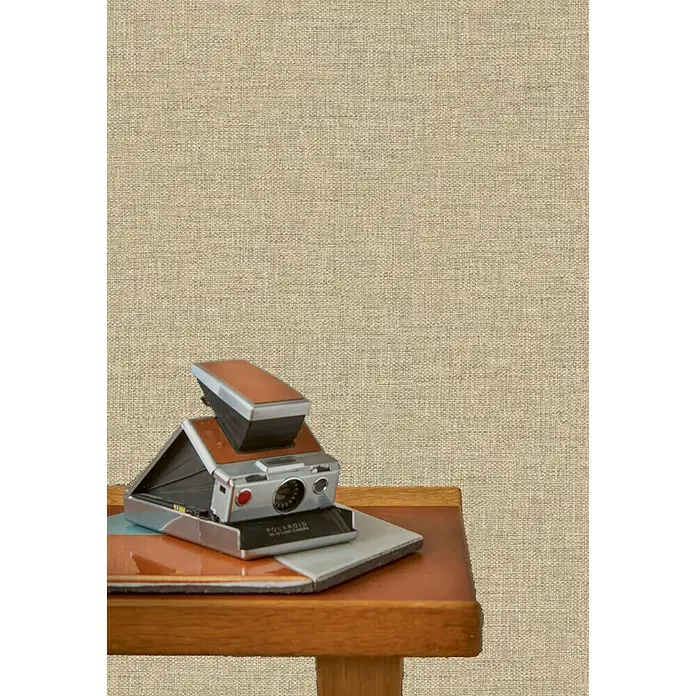 Papel pintado Rafia - Marrón, 10 x 0,53 m