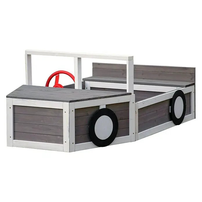 Dobar Sandkasten - 170 x 97,5 x 63 cm, Hemlocktanne - Vorderansicht