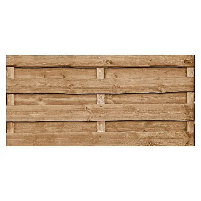 Werth Holz Vrtna drvena ograda Nevada - 180 x 90 cm, Borovina / smrekovina - Pogled sprijeda