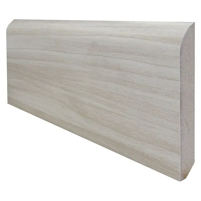 Rodapié Blanco Ceniza - 2,44 m x 10 mm x 7 cm, MDF