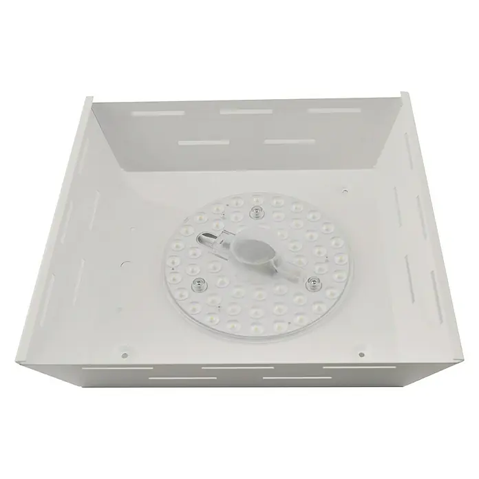 Plafón LED Cleopatra - 18 W, L x An x Al: 30 cm x 30 mm x 15 cm, Blanco, Blanco neutro
