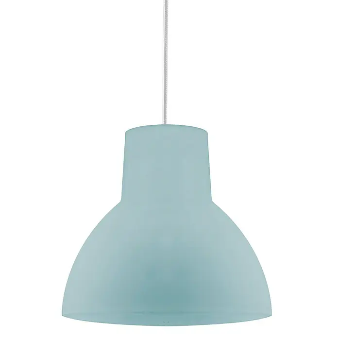Lámpara colgante Bell - 40 W, Ø x Al: 200 mm x 21 cm, Azul, E27