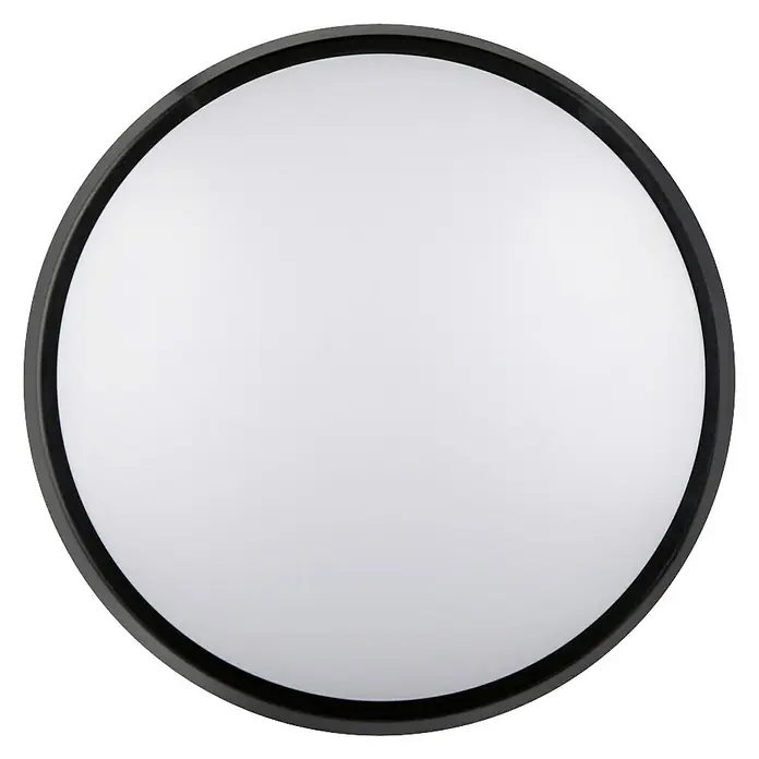 Luceco Aplique exterior LED Circular - 10 W, 21,5 x 8 x 21,5 cm, Negro, Blanco, IP54