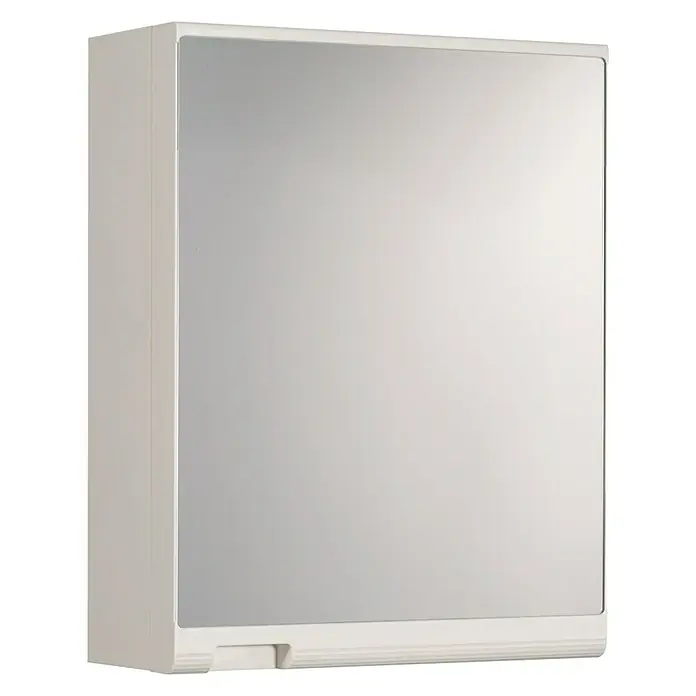 Sieper Spiegelschrank - B x H: 35 x 45 cm, Ohne Beleuchtung, Kunststoff, Weiß - Vorderansicht