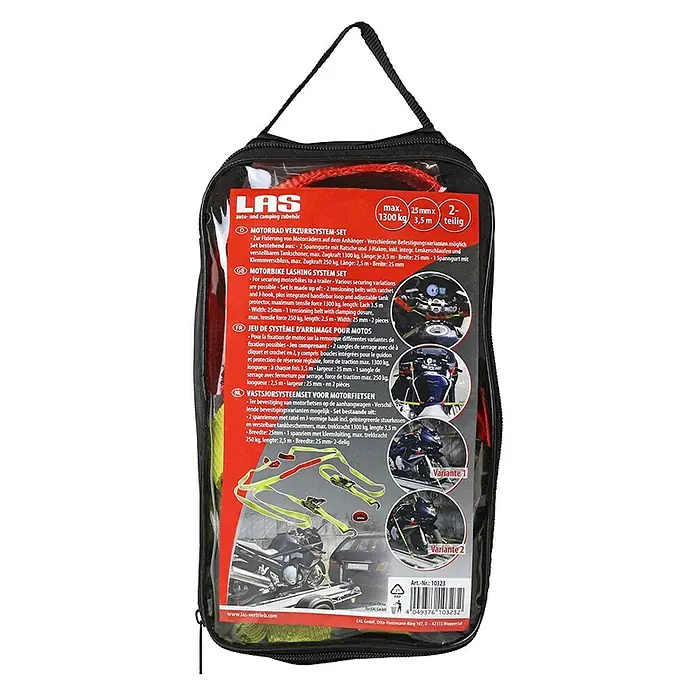 LAS Spanngurtsystem - Geeignet für: Motorräder, 6 -tlg.