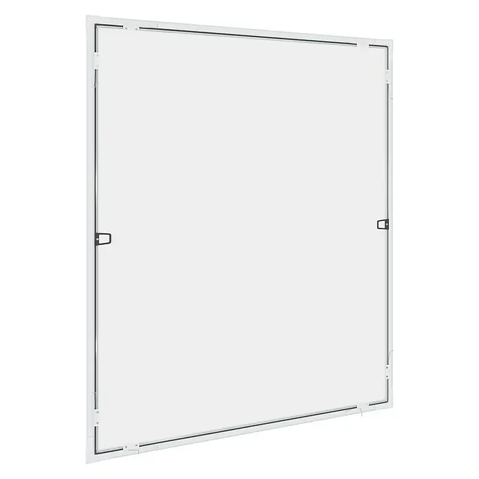 Windhager Insektenschutzfenster Ultra Flat - B x H: 120 x 150 cm, Weiß, Schnellmontagefedern