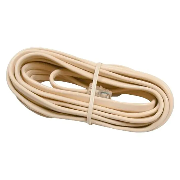 Cable de red telefónico Axil - Largo: 4 m, Blanco