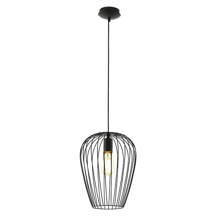 Eglo Newtown Okrugla viseća svjetiljka Newtown - Visina: 110 cm - Pogled sprijeda